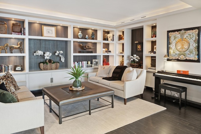 1040 N Lake Shore Dr Unit 9A, Chicago, IL 60611 - living room with wood finished floors and built in features