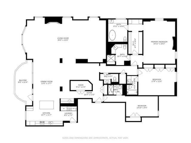 1040 N Lake Shore Dr Unit 9A, Chicago, IL 60611 - property floor plan