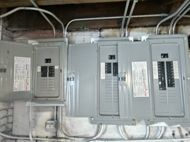 utility room with electric panel