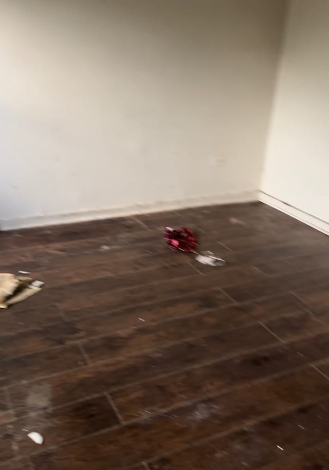 interior space featuring dark wood-type flooring