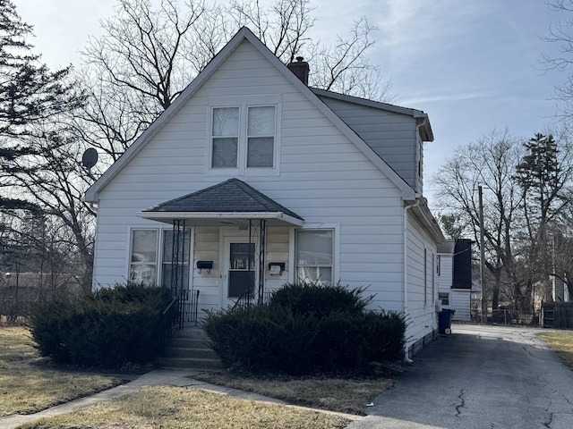 view of bungalow-style house