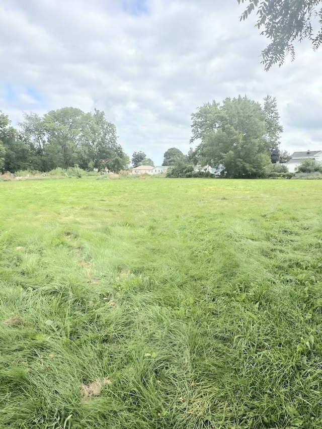 view of landscape featuring a rural view