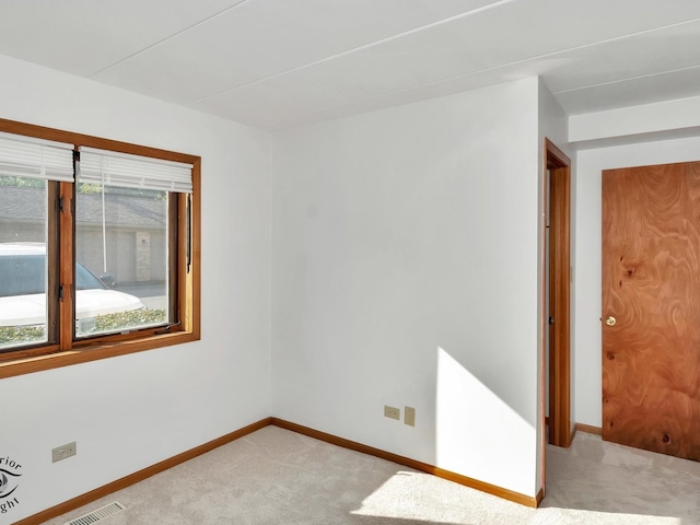 carpeted spare room with a wealth of natural light