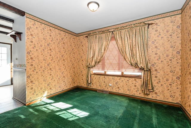 empty room with carpet floors