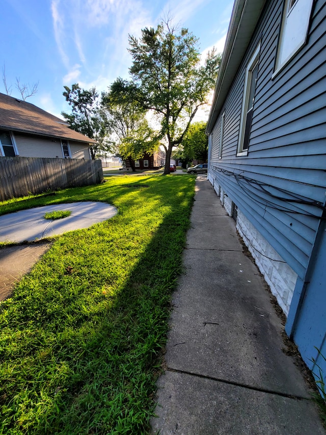 view of yard