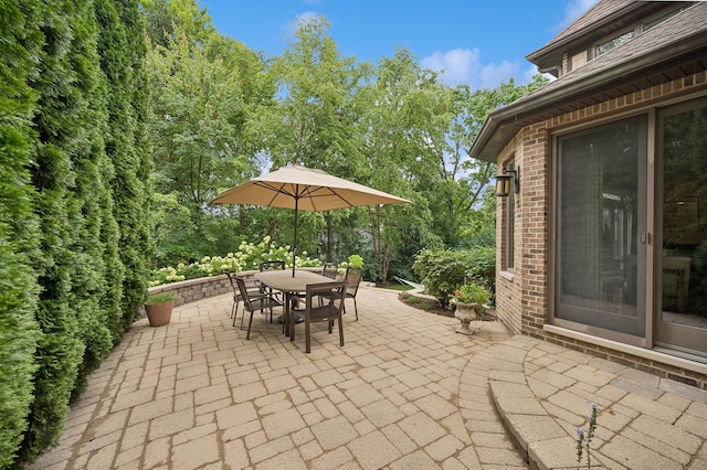 view of patio