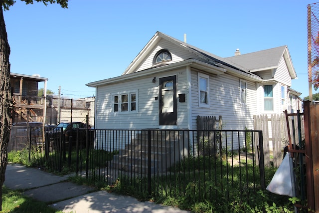 view of bungalow-style home