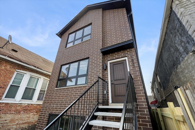 view of front of home