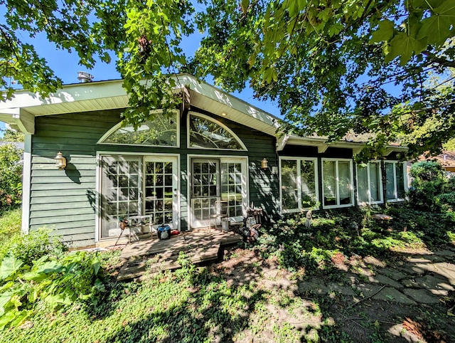 view of back of property