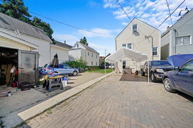 exterior space featuring driveway