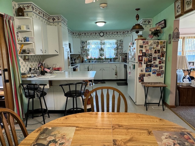 view of dining room