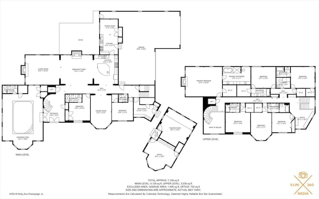 4703 W Kirby Ave, Champaign, IL 61822 - view of property floor plan