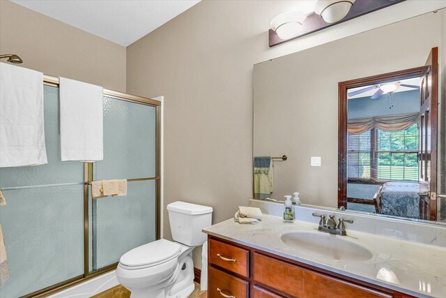 4703 W Kirby Ave, Champaign, IL 61822 - ensuite bathroom featuring vanity and a stall shower