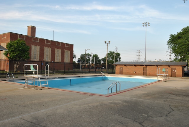 view of pool