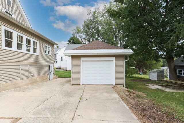 view of home's exterior featuring a yard