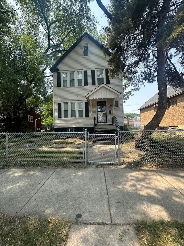 view of front of home