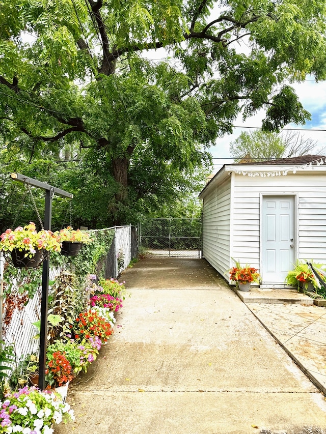 view of patio