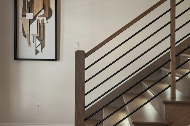 view of staircase