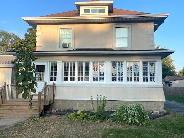 view of rear view of house