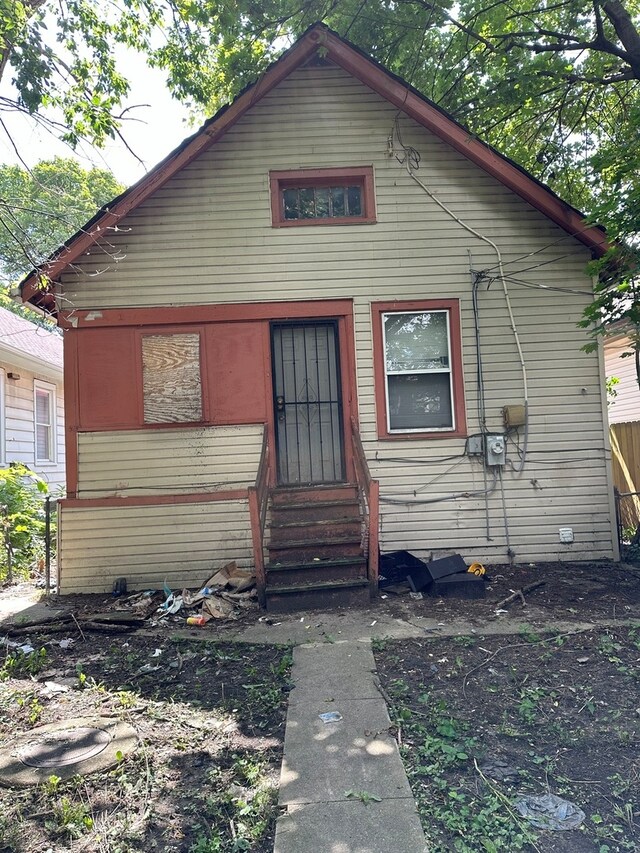 view of bungalow