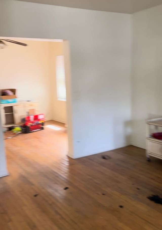 interior space featuring dark hardwood / wood-style floors