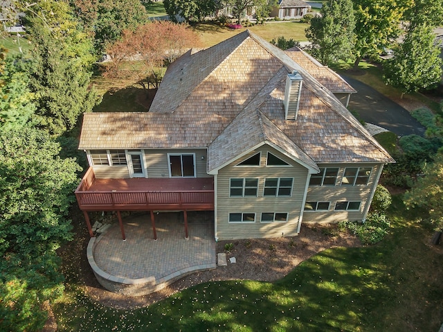 view of rear view of property