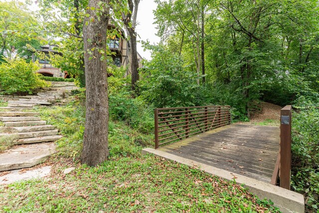 view of property's community featuring a deck