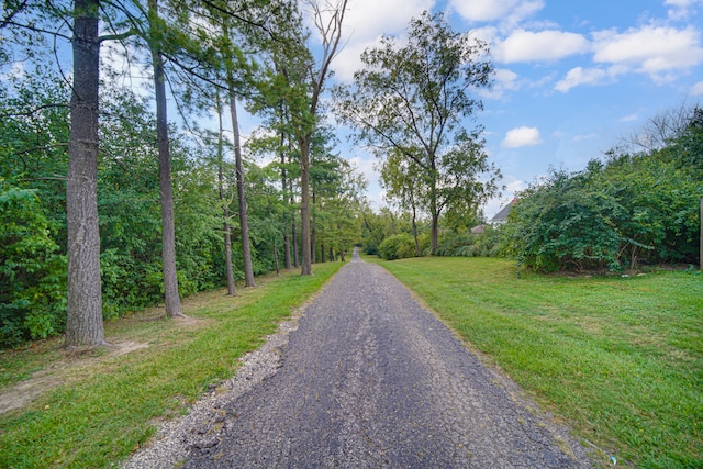 view of road