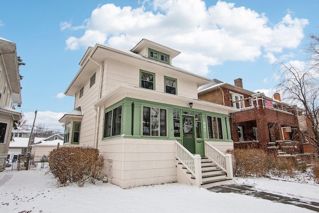 view of front of property