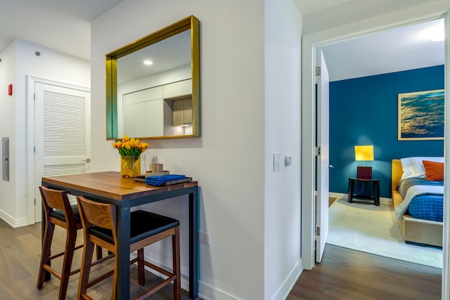 211 N Harbor Dr Unit 805, Chicago, IL 60601 - hall with dark hardwood / wood-style flooring
