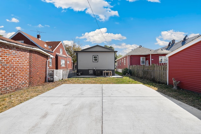 view of rear view of property