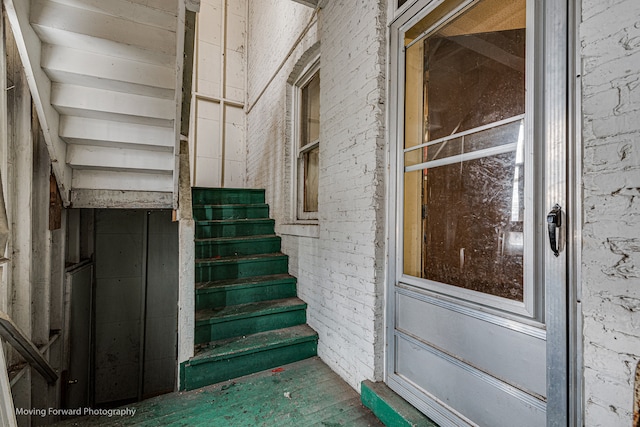 view of staircase