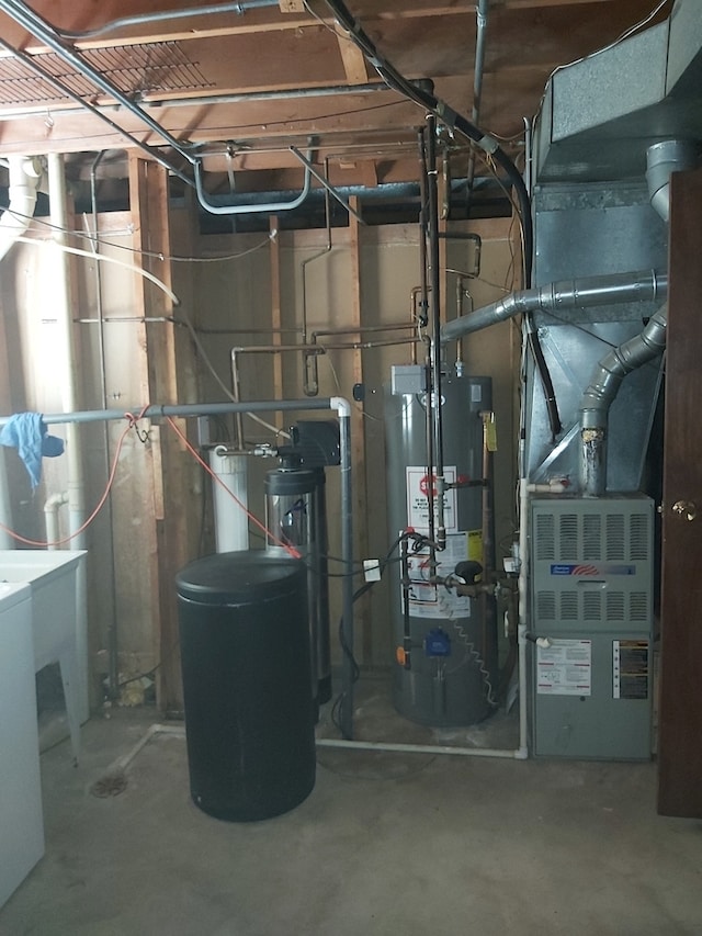 utilities with gas water heater