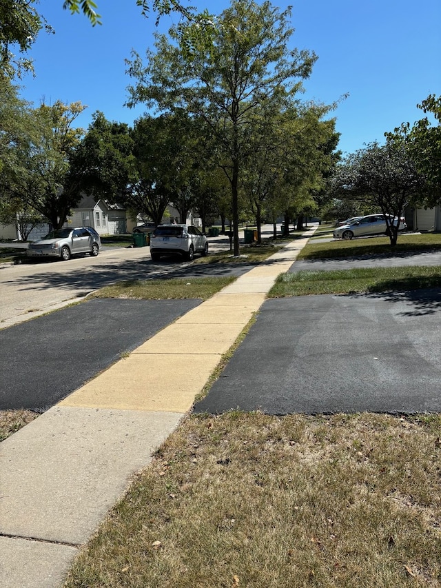 view of road