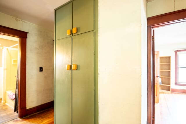 interior space featuring light hardwood / wood-style flooring