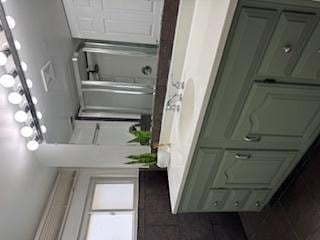 bathroom featuring tile patterned flooring