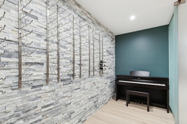 interior space featuring wood finished floors