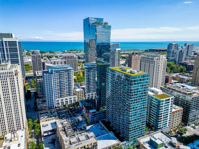 city view with a water view