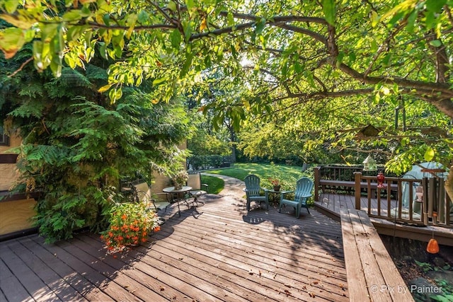 view of deck