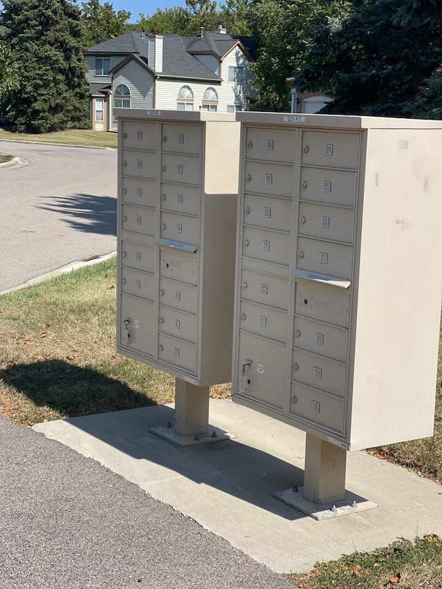 view of community featuring a mail area