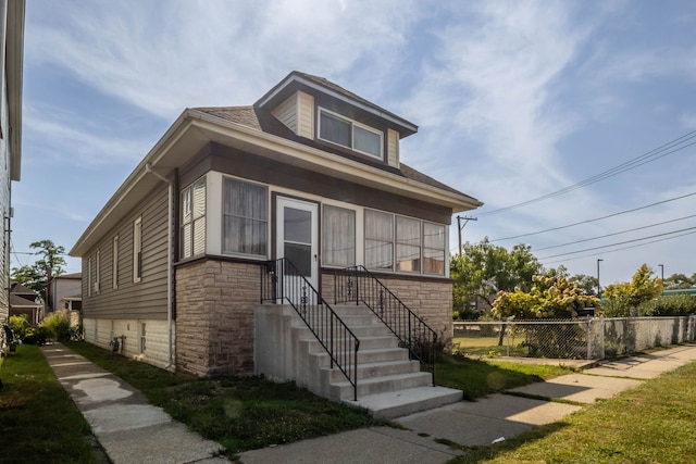 view of bungalow-style house