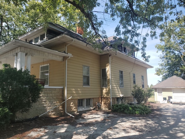 view of rear view of house