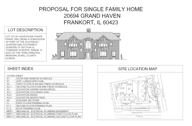 20694 Grand Haven Dr, Frankfort IL, 60423 land for sale