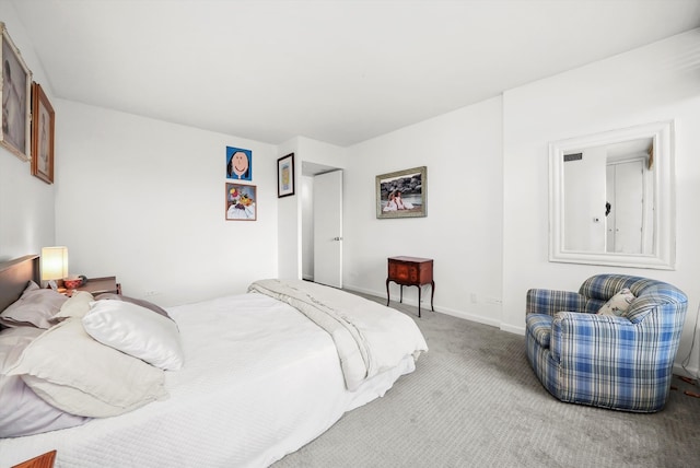 bedroom featuring carpet flooring