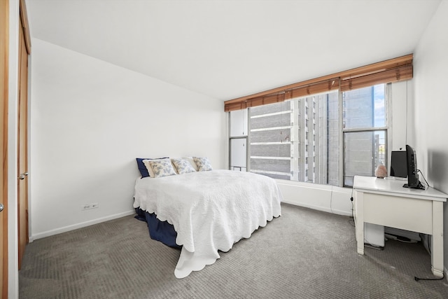 bedroom featuring carpet flooring