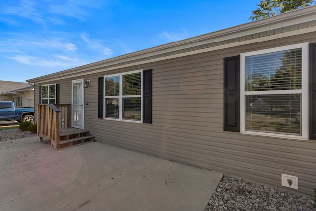 exterior space featuring a patio area