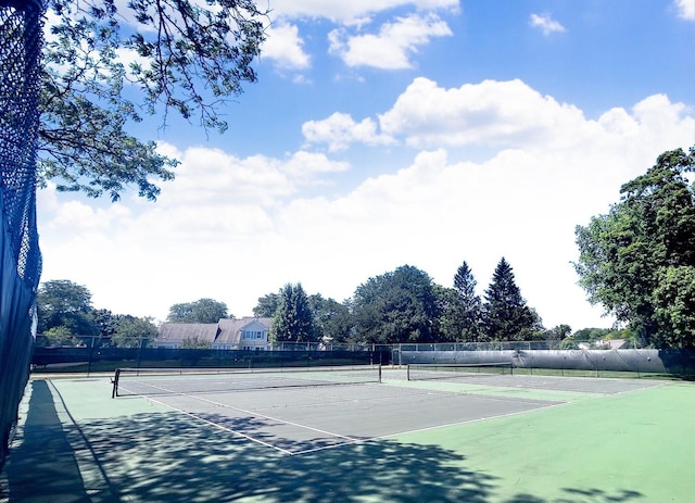 view of sport court