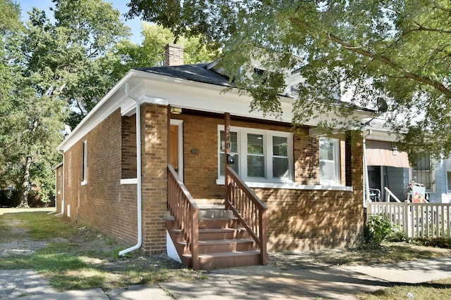 bungalow with covered porch