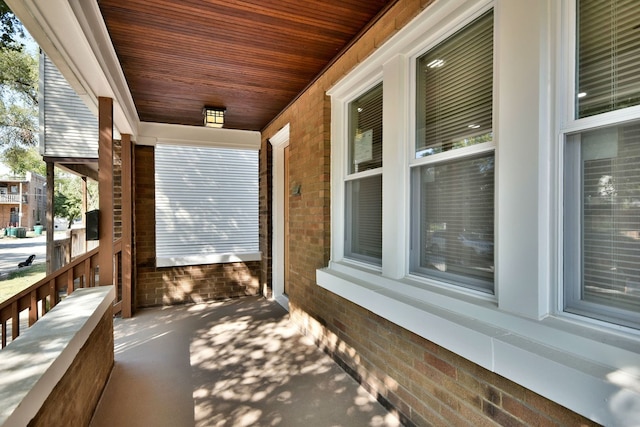 view of patio with covered porch