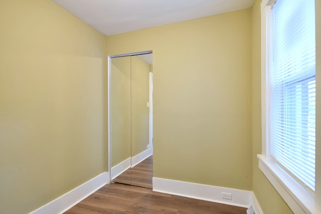 interior space featuring hardwood / wood-style floors